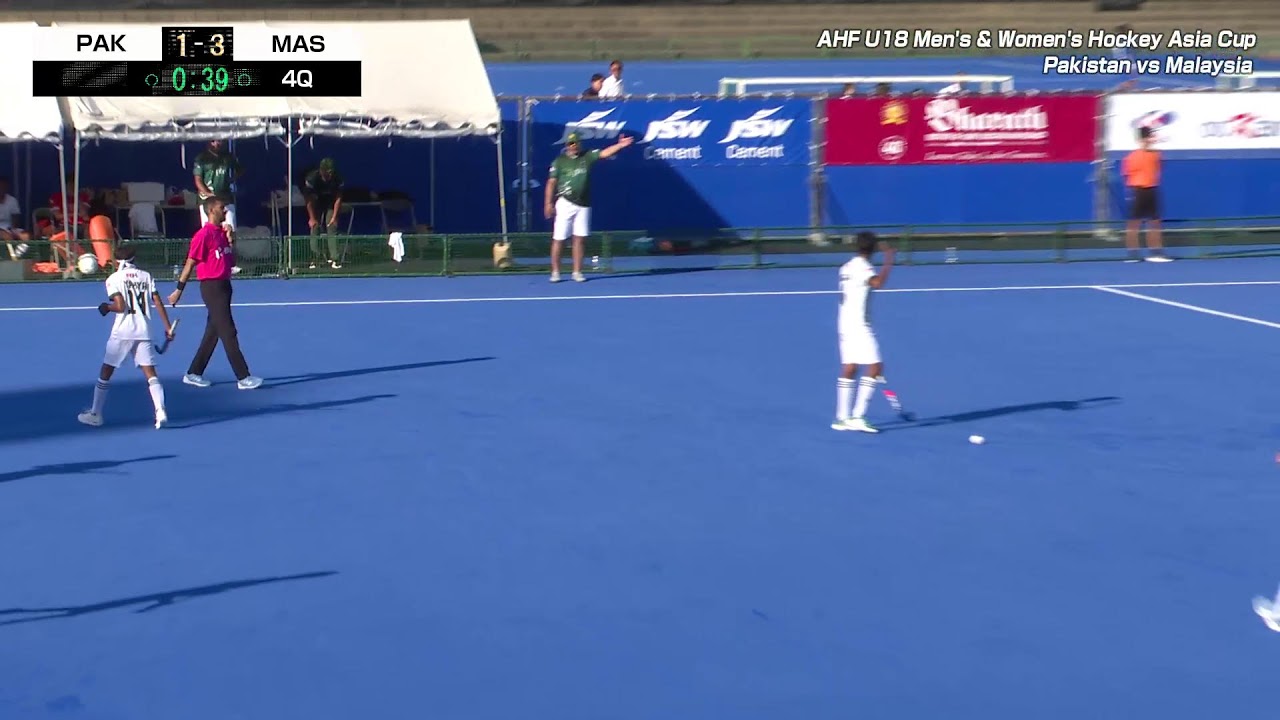 【AHF U18 Men's & Women's Hockey Asia Cup】Men POOL B｜pakistan vs Malaysia