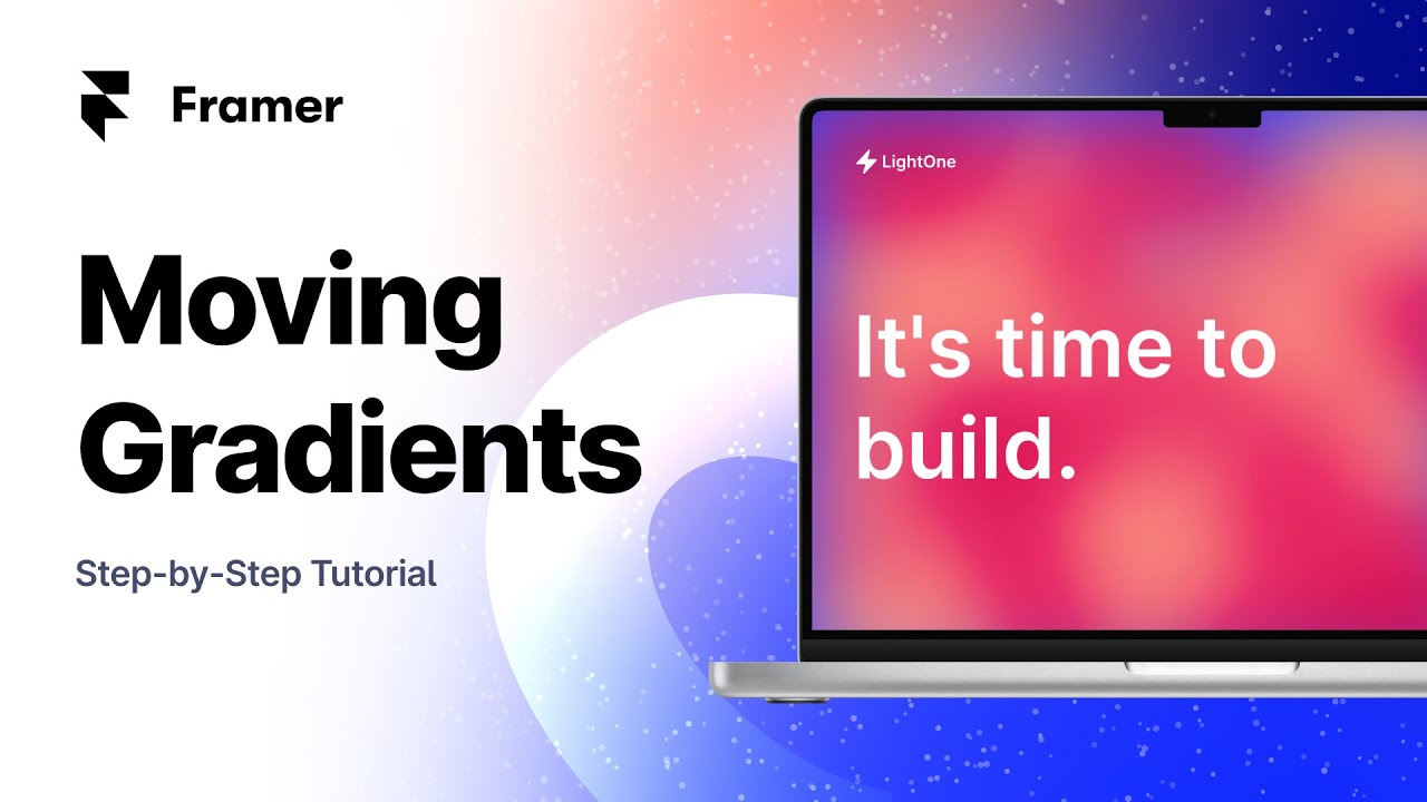 How to create moving gradients and other cool background animations on @Framer