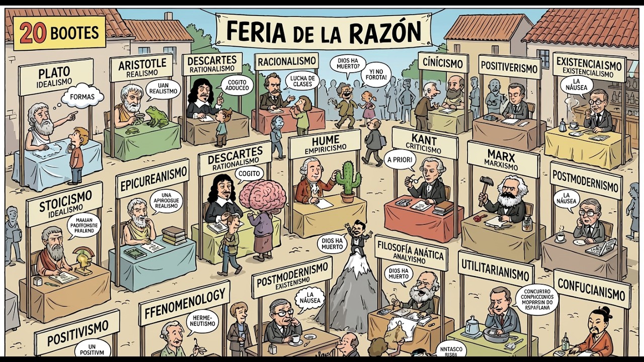 Las 20 corrientes filosóficas