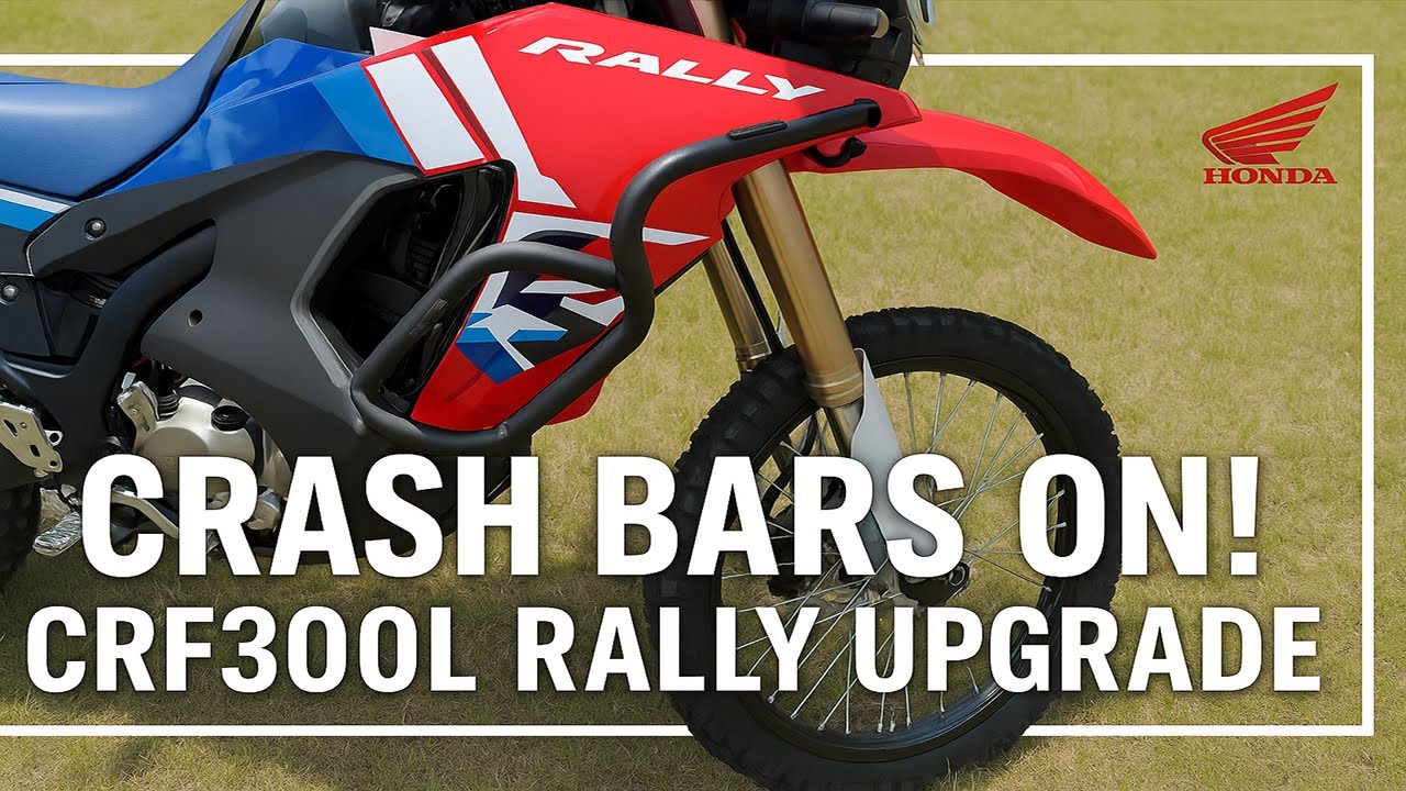 Outback Motortek Crash Bars on the CRF300L Rally — Install & Fitment