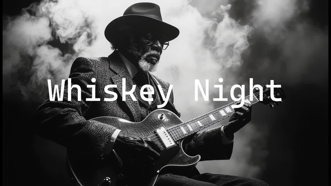 Slow Burnin' Whiskey Blues | Relaxing Electric Guitar Solos 🥃