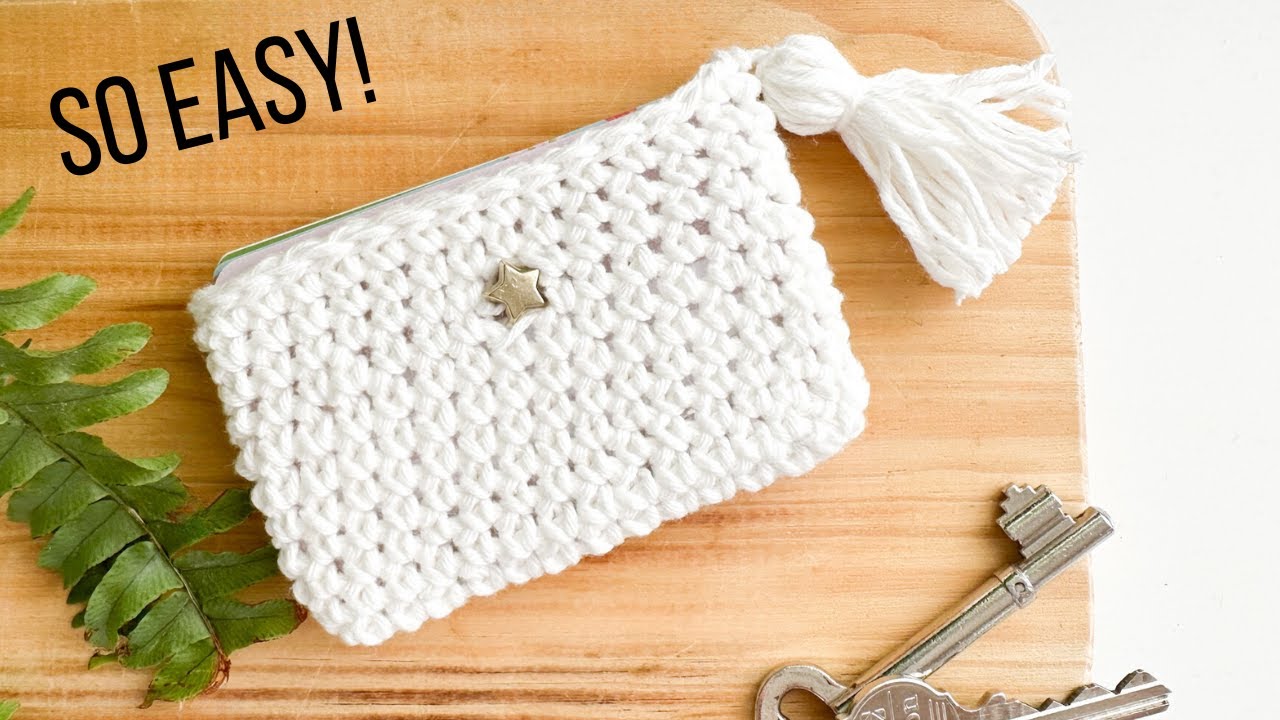 CROCHET CARD HOLDER 😍 Easy Wallet Tutorial for Beginners