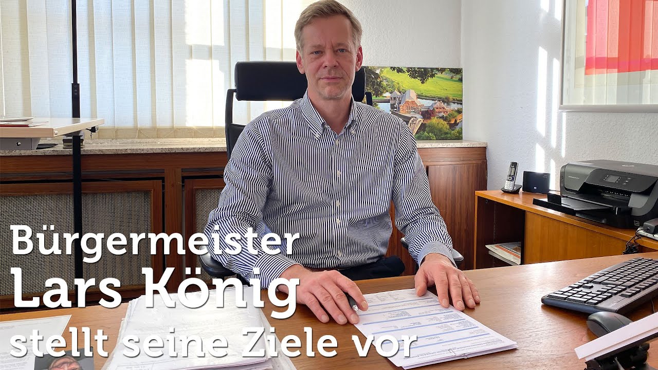 Bürgermeister Lars König stellt seine Ziele für Witten vor