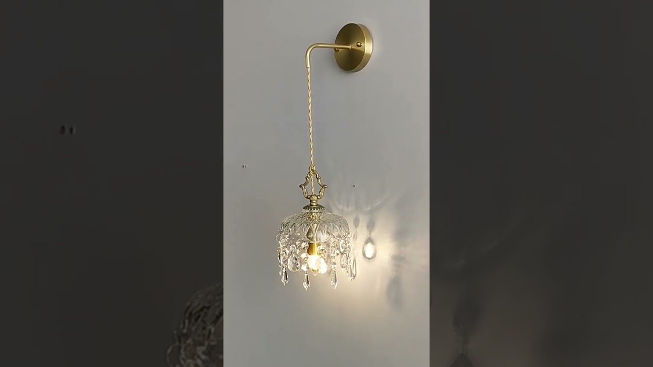 Alshamal Glass Wall Light 
