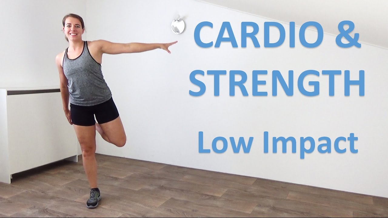 40 Minute Low Impact Workout – Cardio & Strength Combination Workout