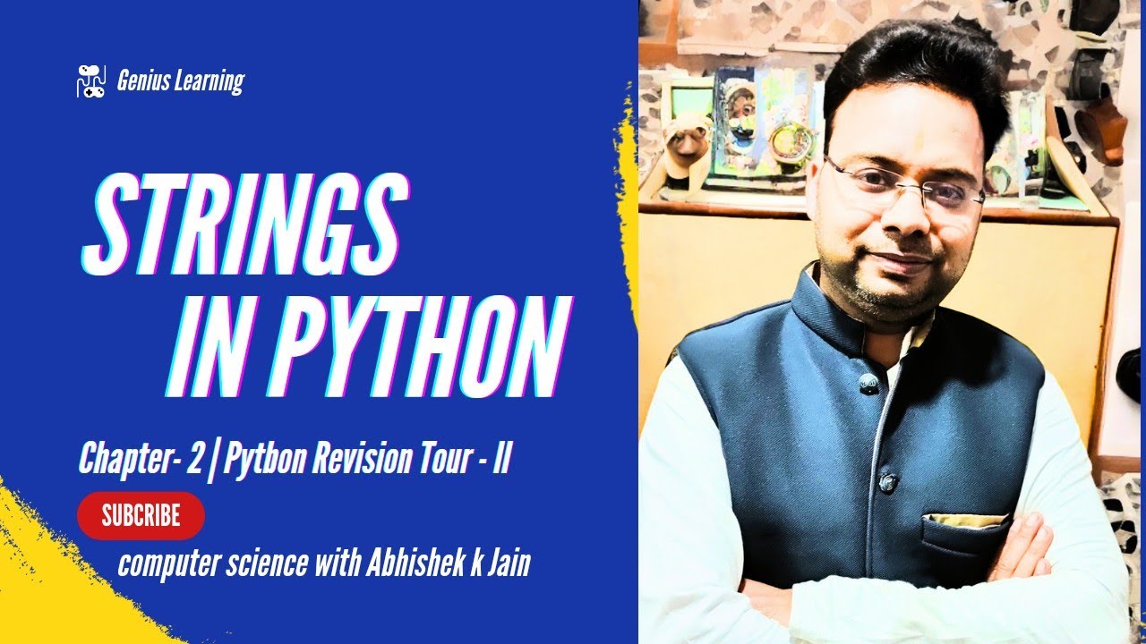 Chapter-2 | Python Revision Tour | Strings in Python | Part-1 | #strings | #cbse | #chapter2