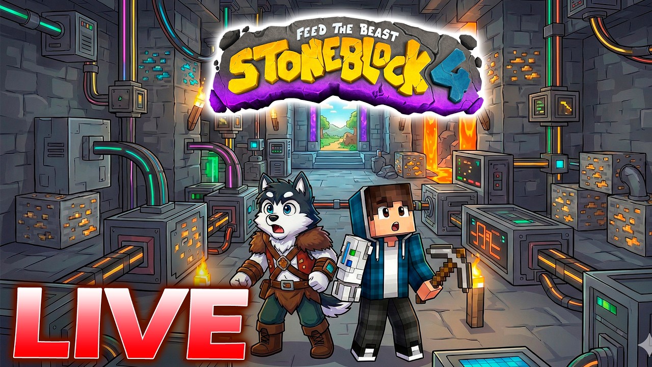🔴 Rusheamos el AE2! NUEVA DUNGEON! | Ep09 - FTB StoneBlock 4