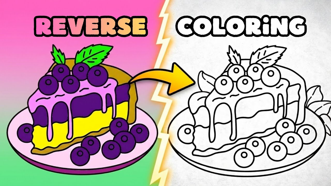 Undo coloring ASMR 🖍️ Relaxing marker sounds (No music)