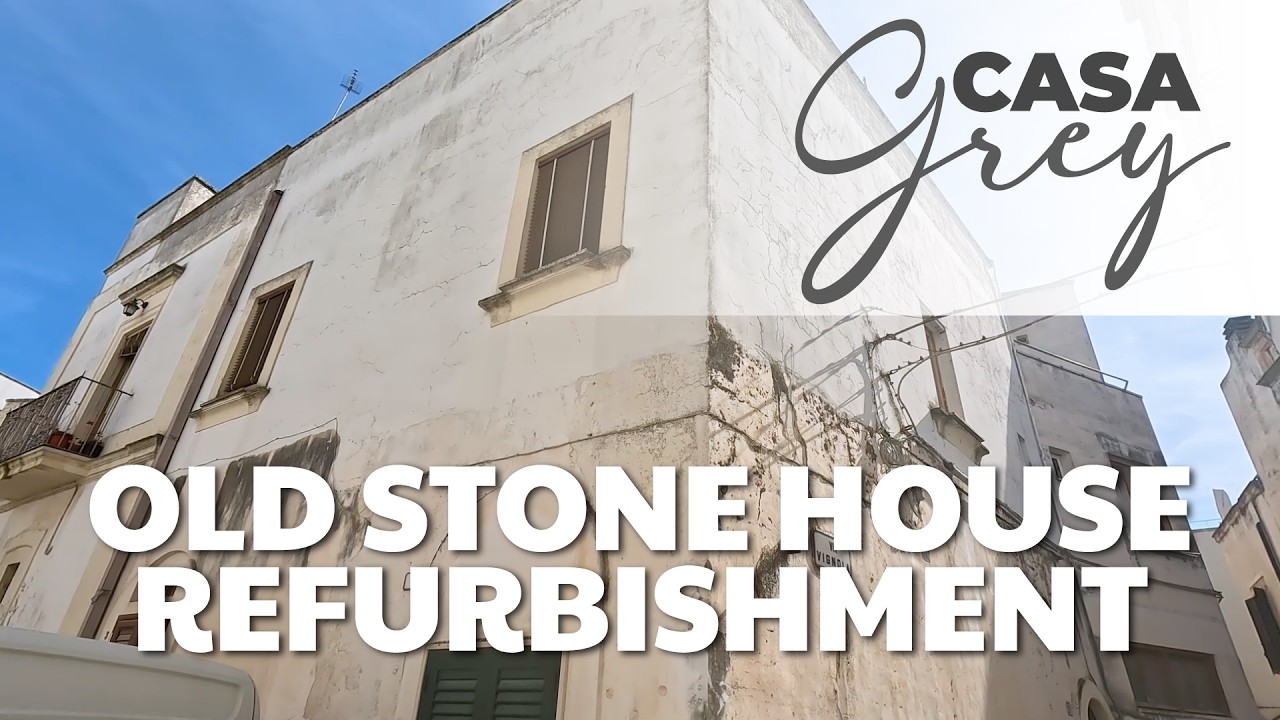 Remote refurbishment old stone house in Galatina, Salento - ep 9 CASA GREY by Davide Mengoli