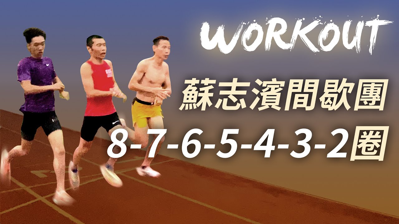 【WORKOUT】蘇志濱間歇團 8-7-6-5-4-3-2圈 ft.蘇志濱 林秋杰 翁相擇 楊喬筑 周芳瑀