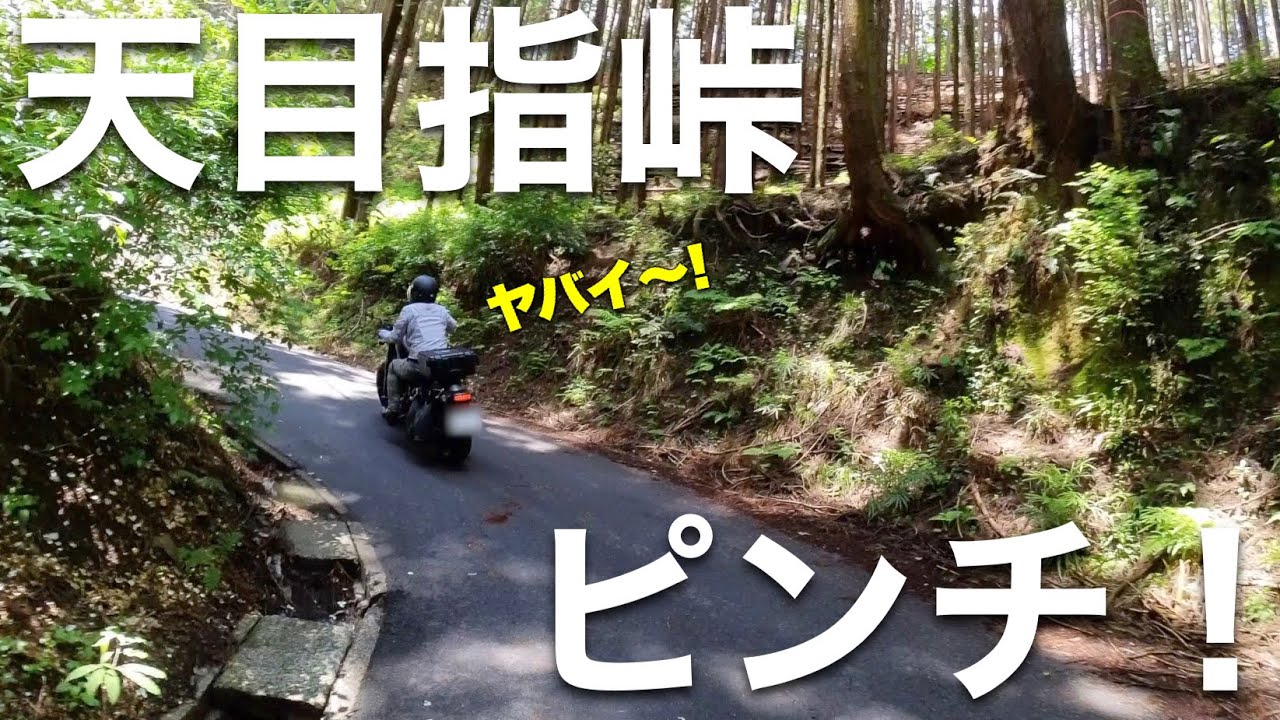 【ヤバい峠】天目指峠は 荒れ荒れな路面なのに、急斜面、急カーブに大ピンチ！うどんとかき氷に誘惑された 秩父日帰りツーリング💦　☆バイク女子☆レブル☆Rebel250☆女性ライダー☆ハーレー