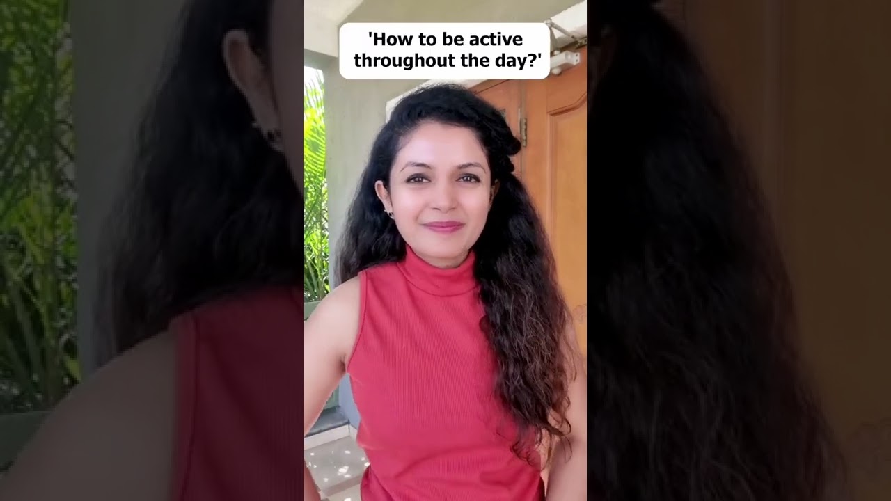 How to Stay Fit and Active Whole Day | #shorts | Shivangi Desai