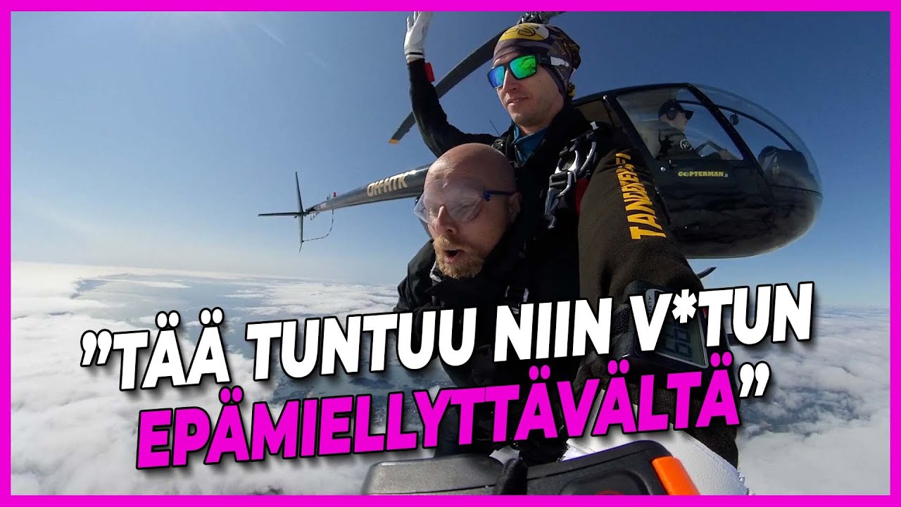 Hyppäsin laskuvarjolla
