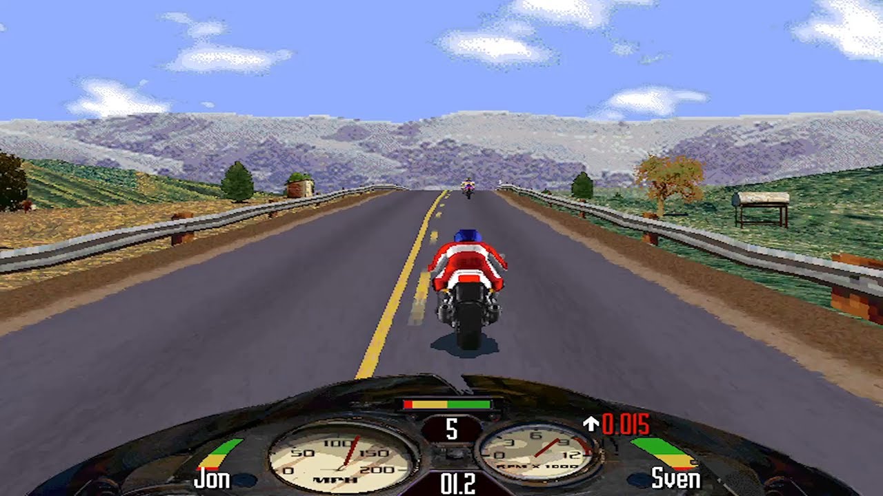 Road Rash (1995) - Big Level Mode - Level 2 (Complete)