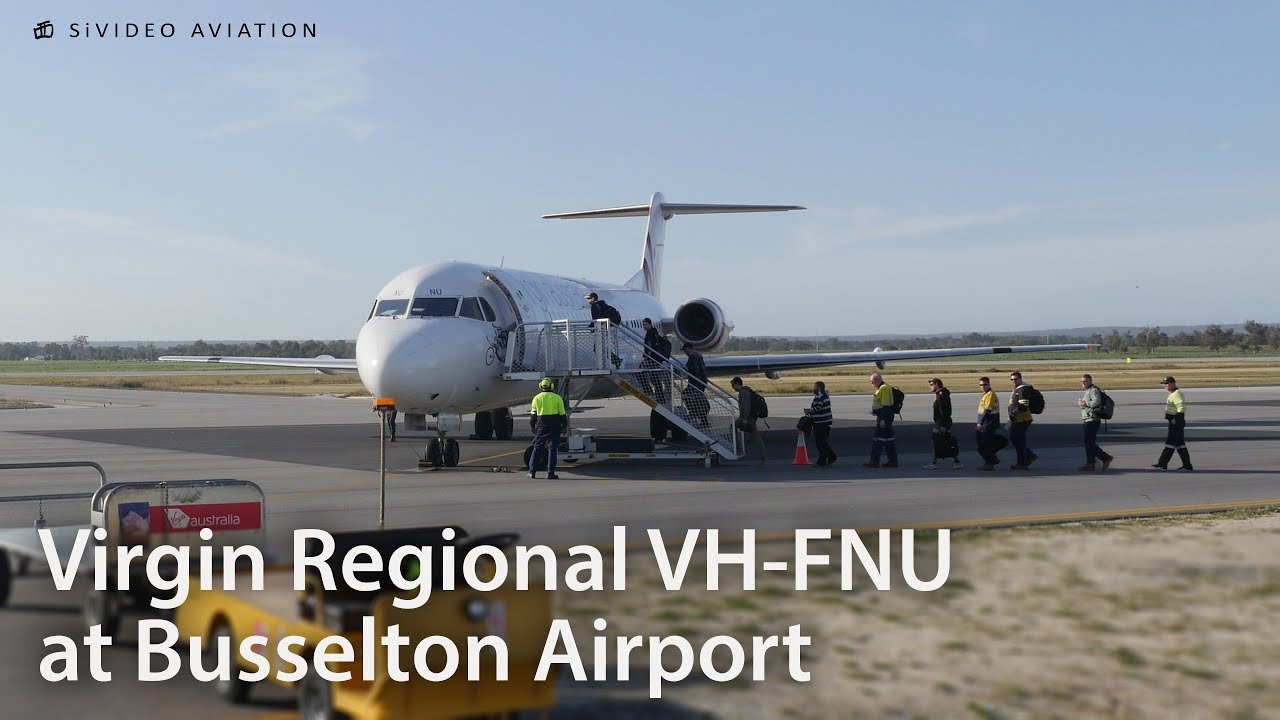 28 Years Old Today - Virgin Australia Regional Airlines (VH-FNU) at Busselton Regional Airport.