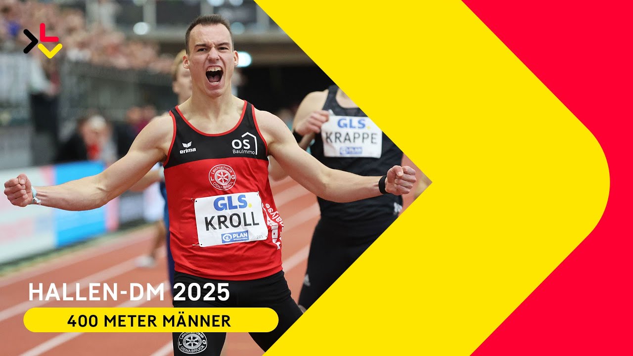 Florian Kroll erkämpft sich den 400-Meter-Titel