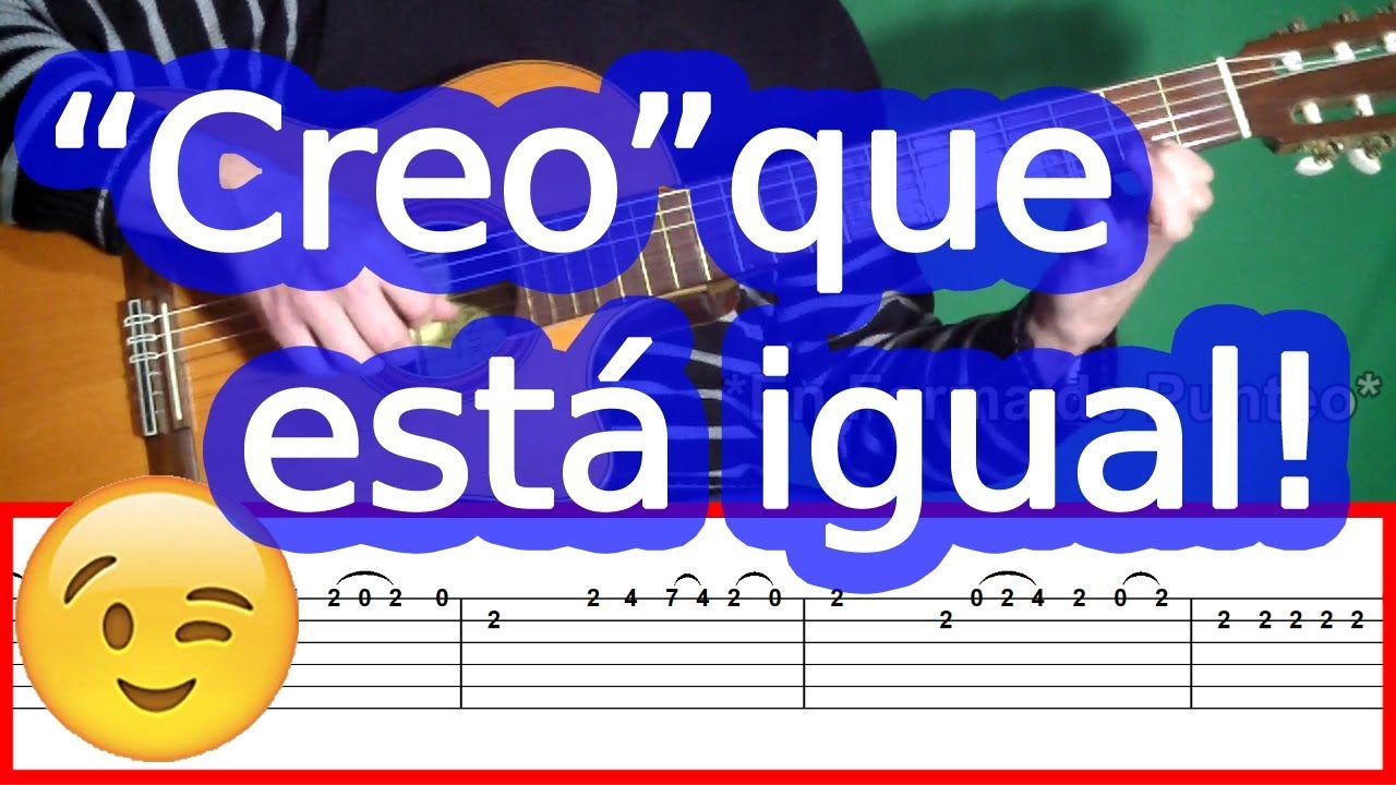 Creo [Callejeros] Tutorial Guitarra