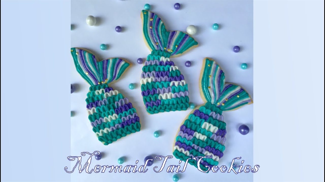 Mermaid Tail Cookies