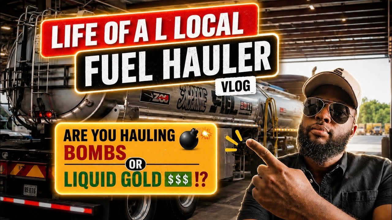 DAY IN THE LIFE OF A FUEL HAULING OWNER OPERATOR‼️(VLOG EP. 3) #trucking #motivational #travelvlog