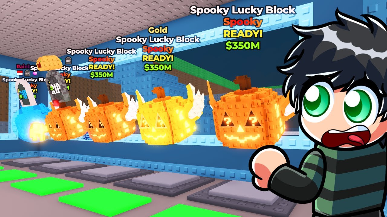 OTWORZYŁEM 100 SPOOKY LUCKY BLOCK&Oacute;W w STEAL a BRAINROT