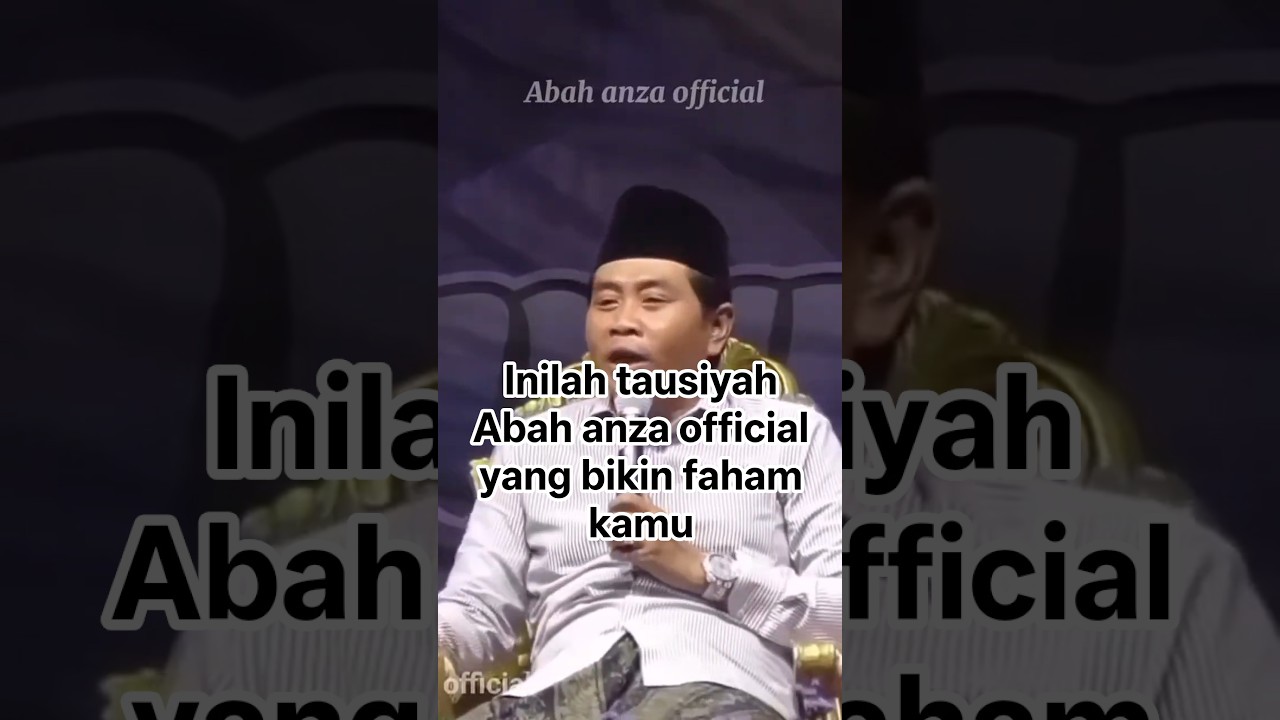 pentingnya muhasabah diri || Abah anza 