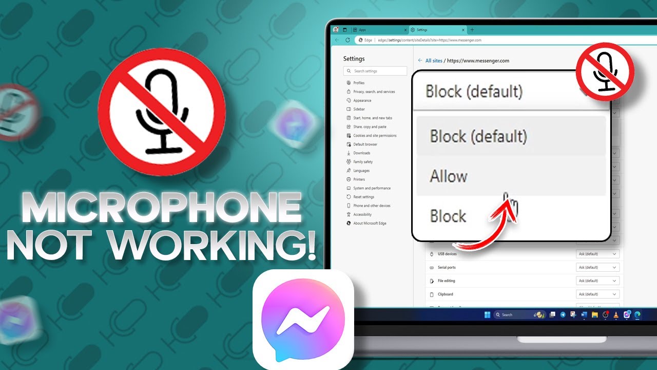 How to Fix Microphone Not Working on Messenger on PC/Laptop