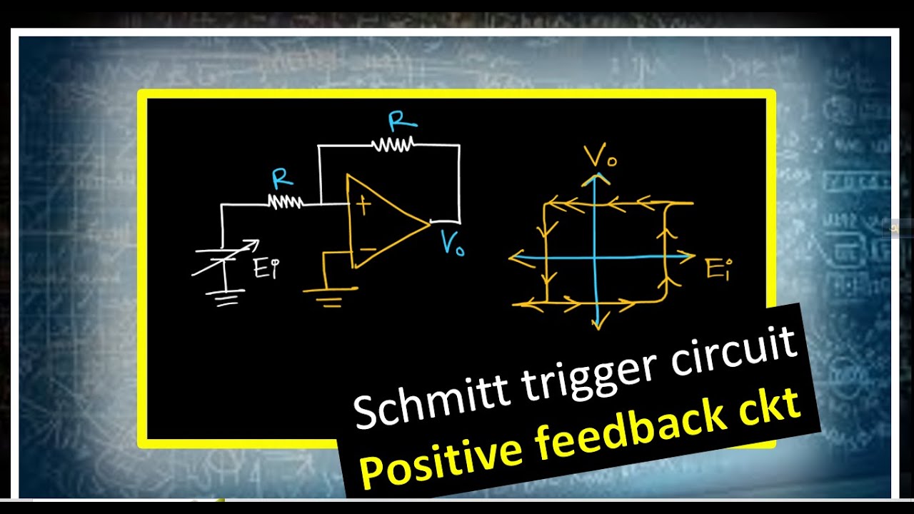 Schmitt trigger circuit,positive feedback,finding hysteresis plot,Vlt,Vut,Vctr