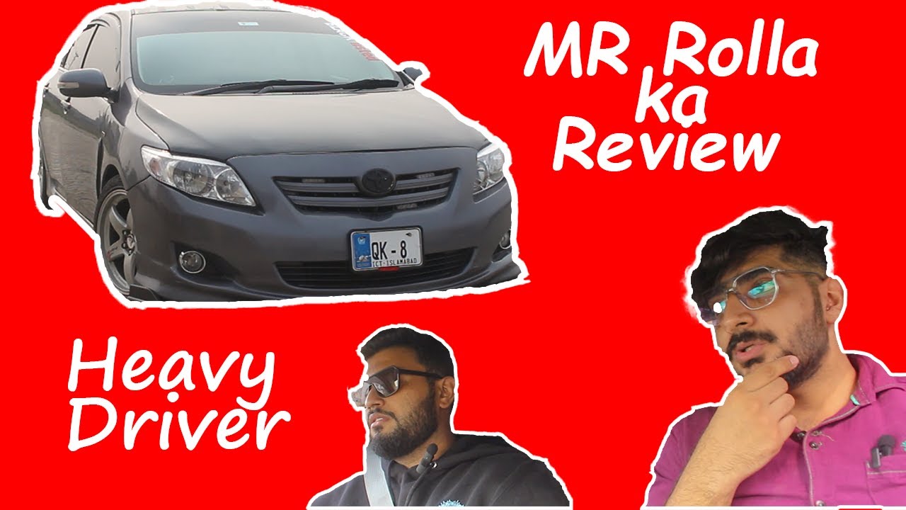 Toyota corolla review / My first car review / pops and bangs
