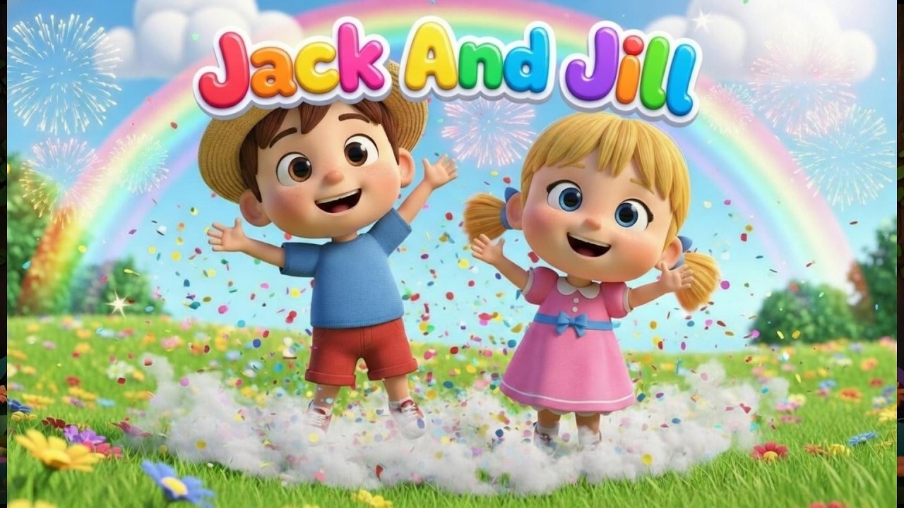 Jack and Jill Nursery Rhyme 🎵 | 3D Animated Kids Song | Fun & Learning for Toddlers #englishrhymes