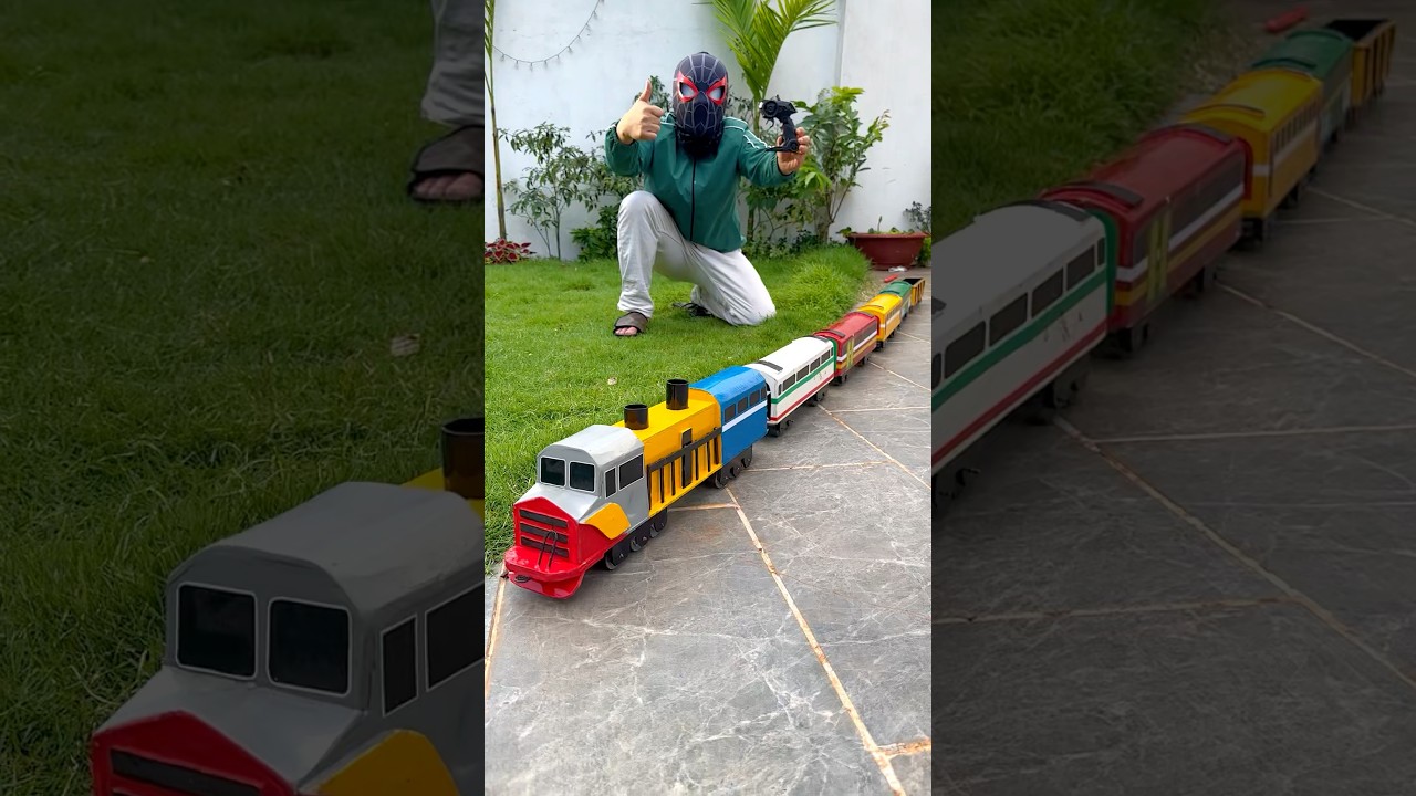 Remote Control Train unboxing & Testing T&agrave;u hỏa