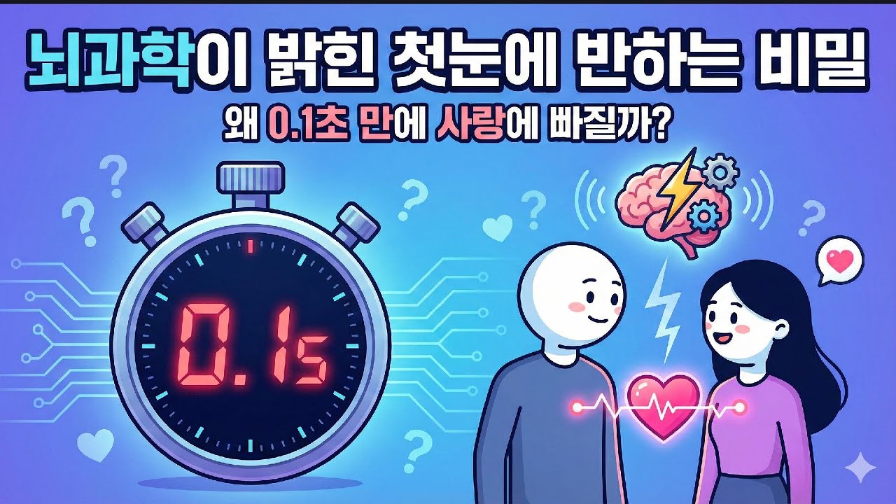 첫눈에 반한다는 말 과연 사실일까?