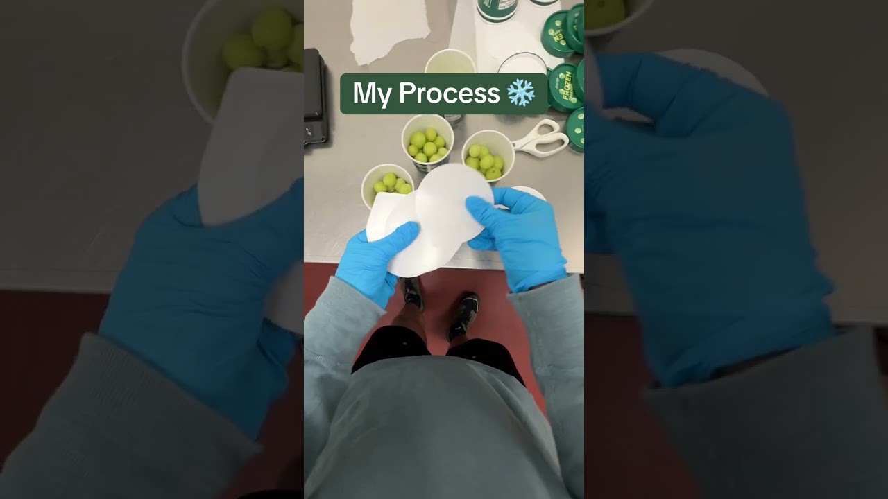 My Process 🍇 ❄️ #startup #foodbusiness