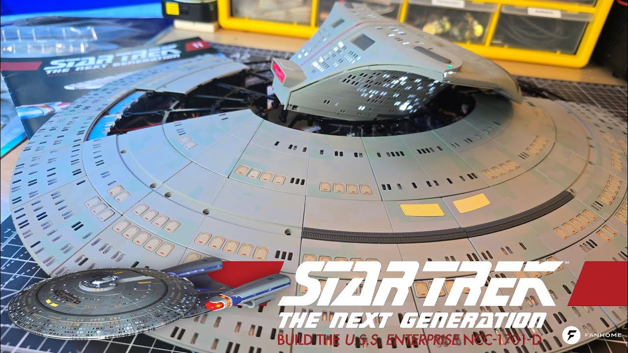 Build the Star Trek Enterprise NCC-1701-D - Pack 11 - Stages 39-42