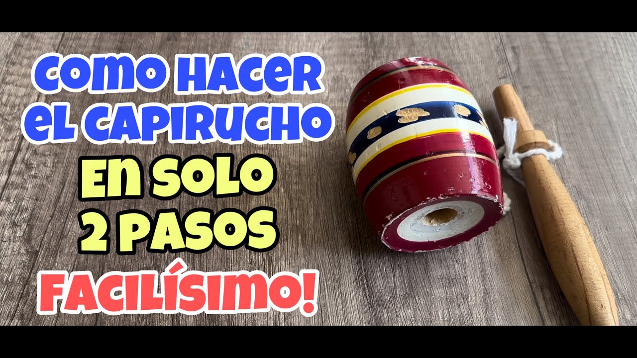 Como hacer el capirucho en el balero / como jugar al balero / juegos antiguos / balero de madera