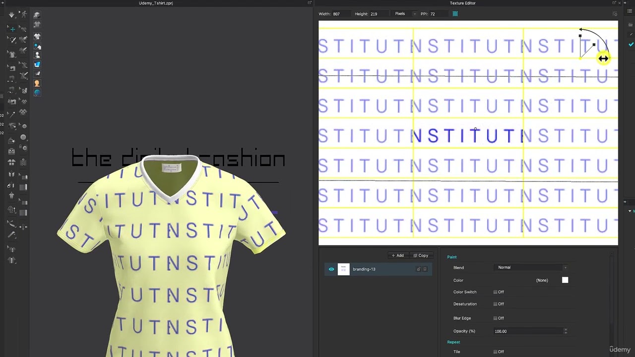 T-Shirt Colorways | CLO3D for Production