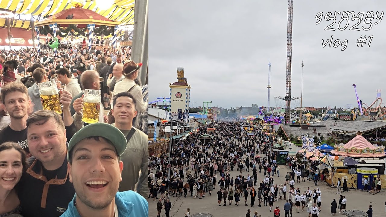 munich VLOG 🇩🇪 1st 3 days🍻oktoberfest, marienplatz