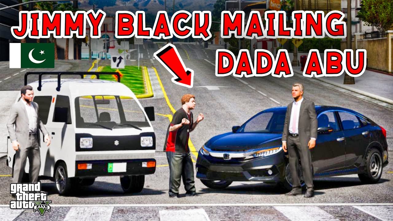 GTA 5 Pakistan | JIMMY BLACKMAILING DADA ABU | HONDA CIVIC | Urdu