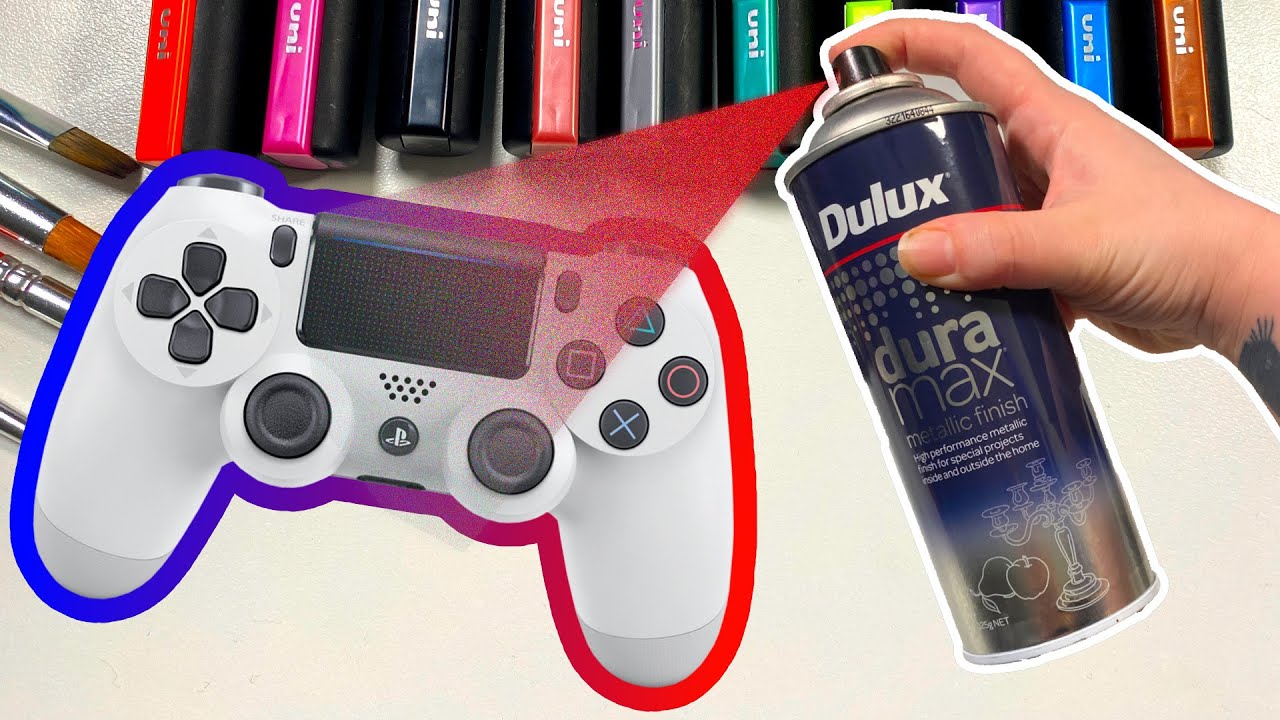 Индивидуальная покраска КОНТРОЛЛЕРА PLAYSTATION 4!