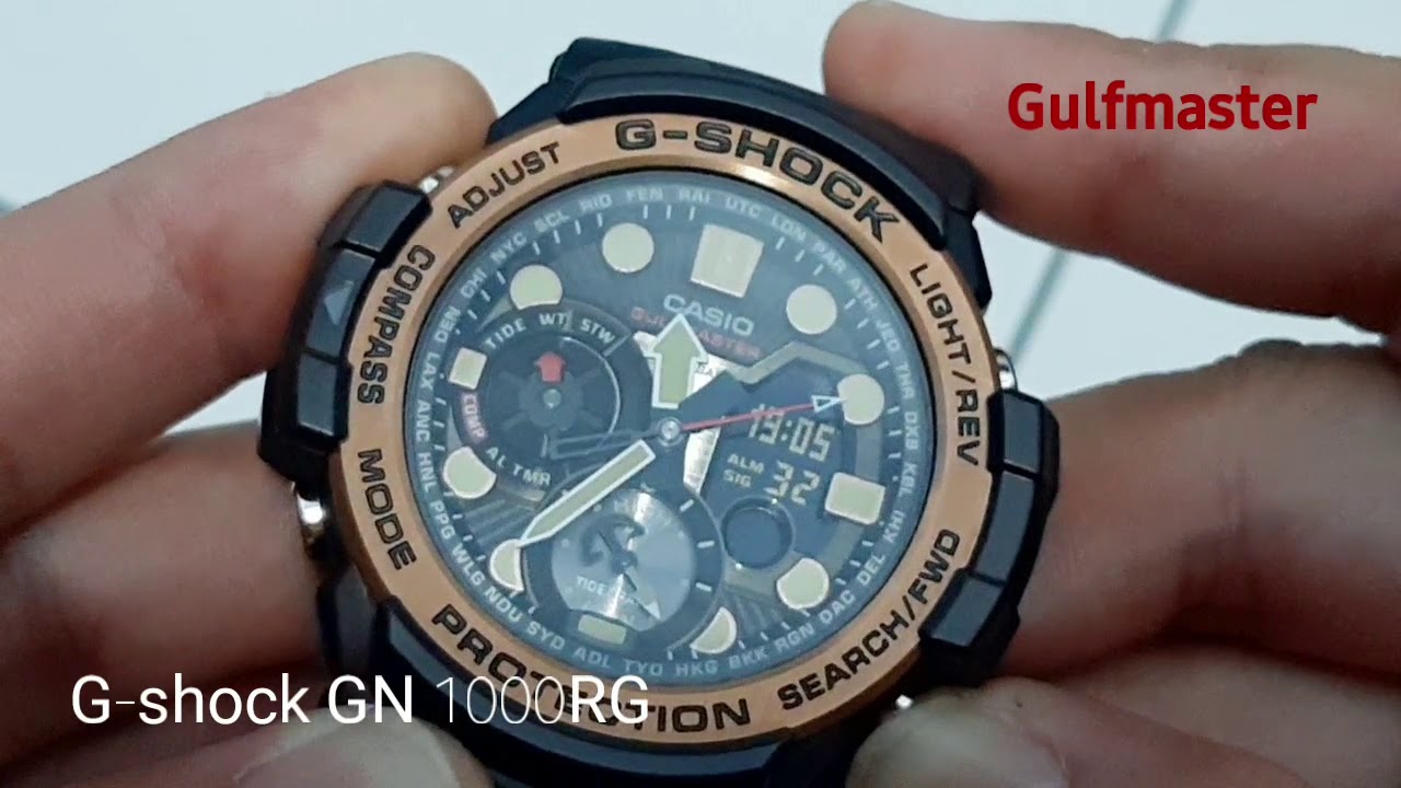 Casio G-shock GN 1000RG - a very good looking watch
