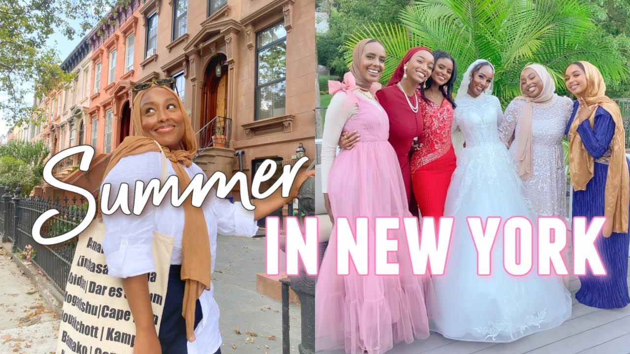 SUMMER IN NEW YORK! | Wedding Vlog & Exploring Brooklyn With The Girls | Aysha Harun