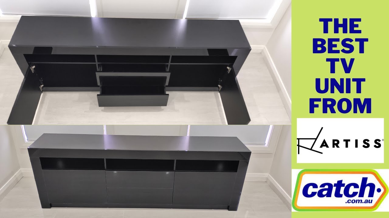 Unboxing Artiss 180cm Modern Wooden TV Unit from catch.com.au