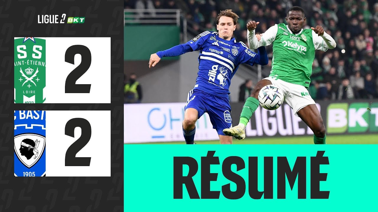 AS SAINT-ÉTIENNE - SC BASTIA (2-2) - 17ème journée - Ligue 2 BKT 25/26