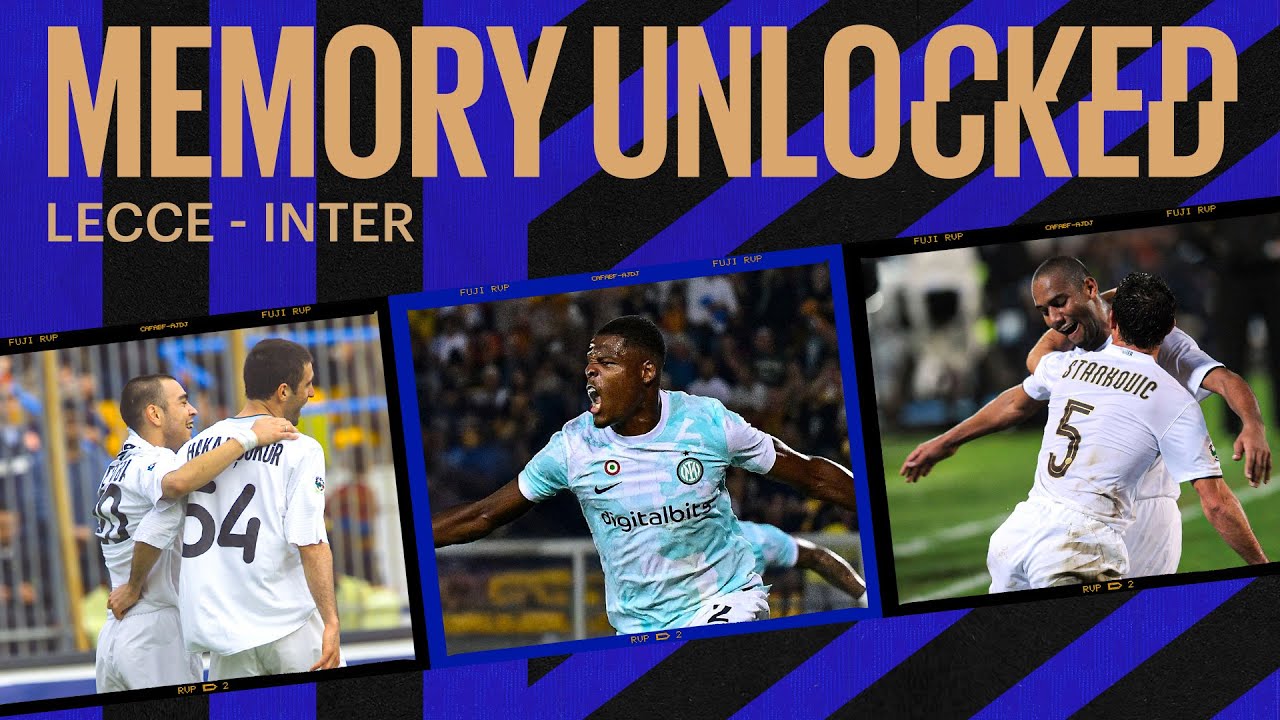 VIAGGIO NEL PASSATO: LECCE-INTER EDITION 🎞️ | MEMORY UNLOCKED 🤩 | EXTENDED HIGHLIGHTS ⚡🖤💙