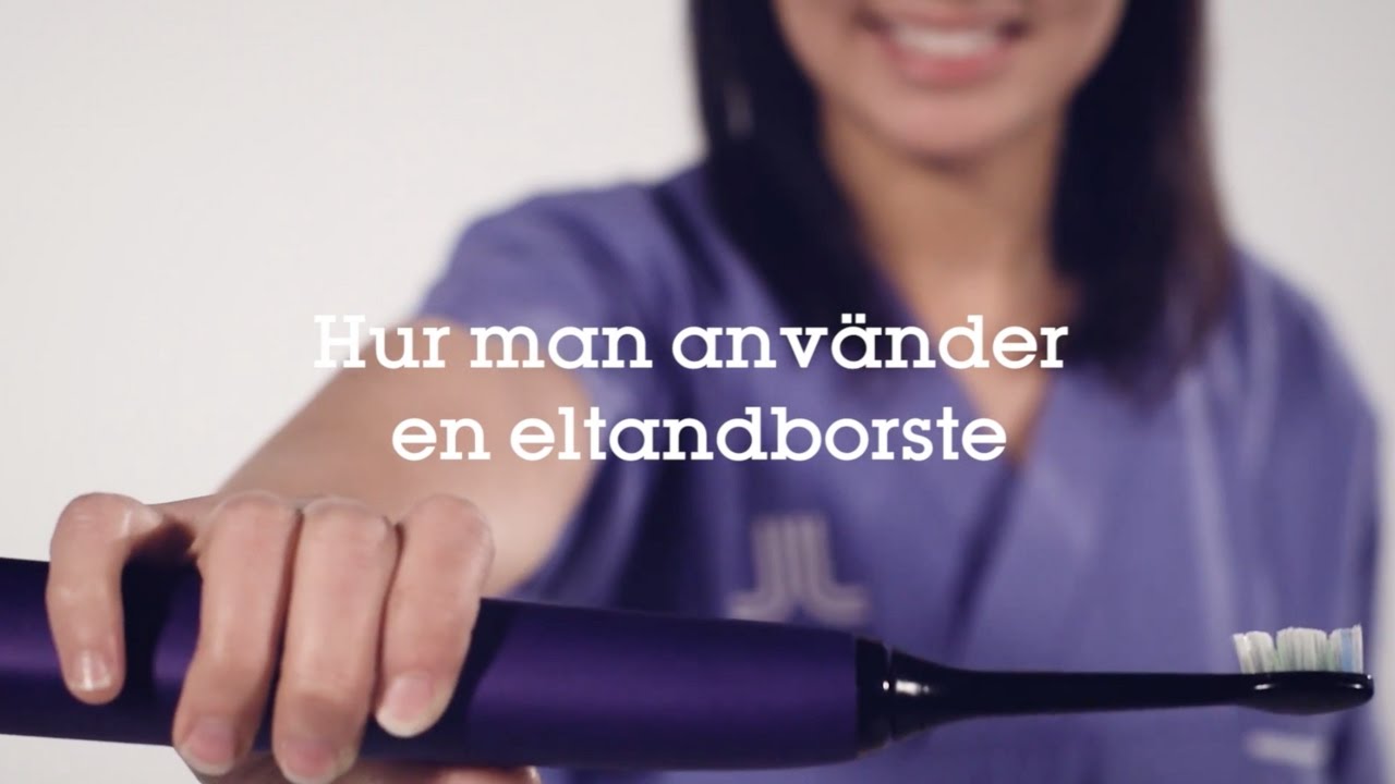 Hur man använder en eltandborste - Folktandvården