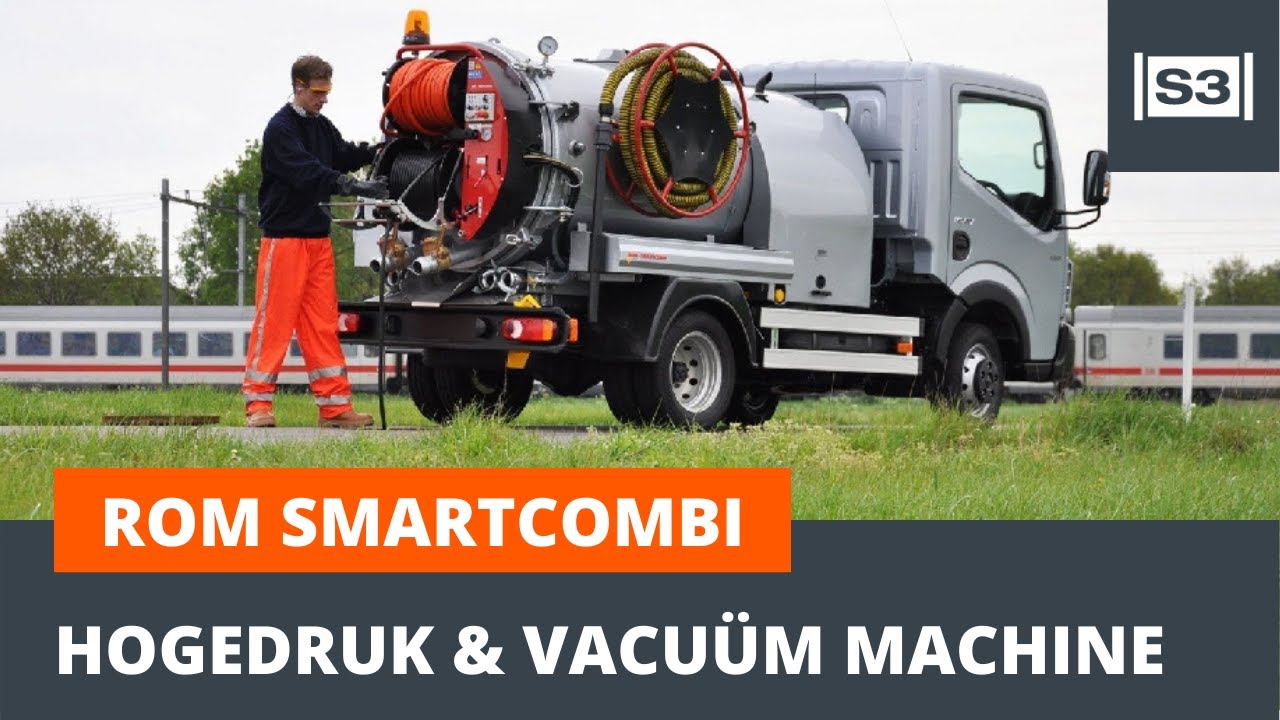 ROM SmartCombi hogedruk vacu&uuml;munit | rioolcombi | riool ontstoppen | reinigen vetput | vetafscheider