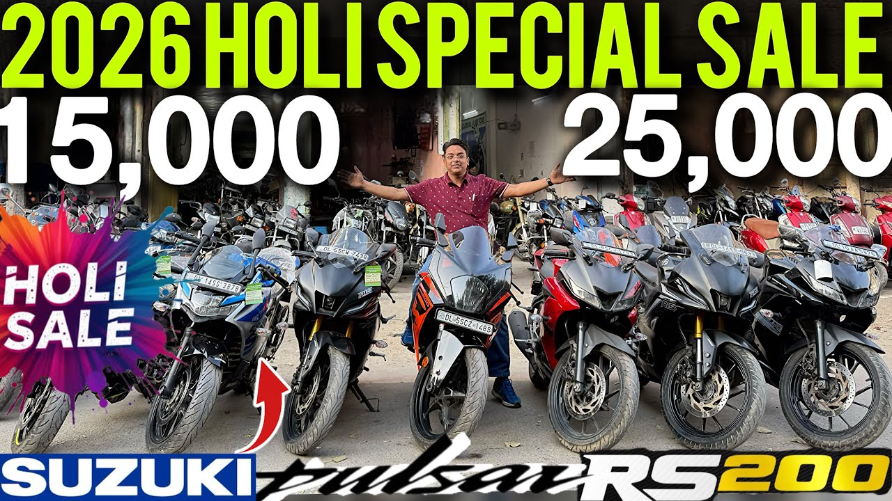 Second hand Budget Bikes Under ₹15000 to 25000 Bajaj Pulser RS200 Yamaha R15 MT15 Suzuki Gixxer 250