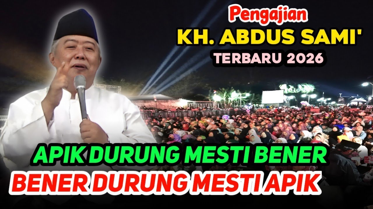 🔴 PENGAJIAN KH ABDUS SAMI' HASYIM SPESIAL RAMADHAN TARAWIH MALAM KE-22