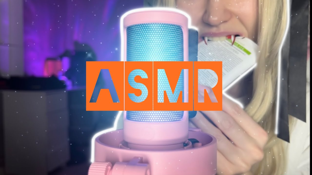 Tapping and eating random objects | ASMR 