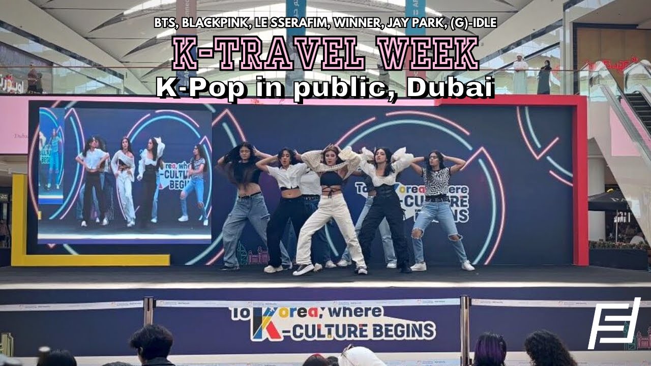 KPOP IN PUBLIC | LIVE PERFORMANCE | BTS, BLACKPINK, LE SSERAFIM | DAY 1 @ FESTIVAL CITY MALL DUBAI