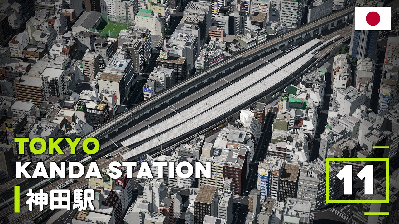 Kanda Station : Cities skylines : Tokyo [EP 11]